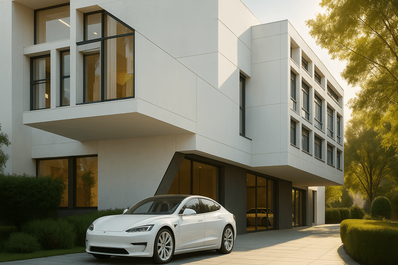 Modern residence exterior